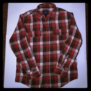 Burgundy Plaid Shirt